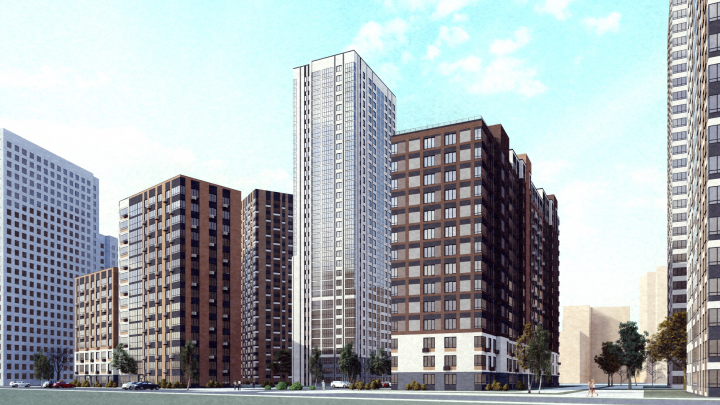 Концепт. Визуализация жилого комплекса