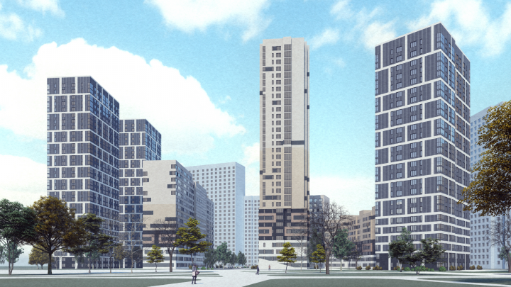 Концепт. Визуализация жилого комплекса