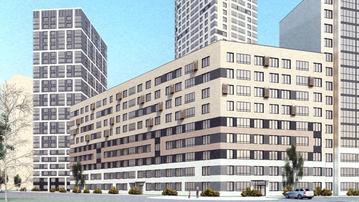 Концепт. Визуализация жилого комплекса.