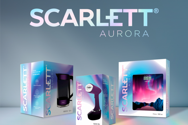 Дизайн коллекции бытовой техники для бренда SCARLETT