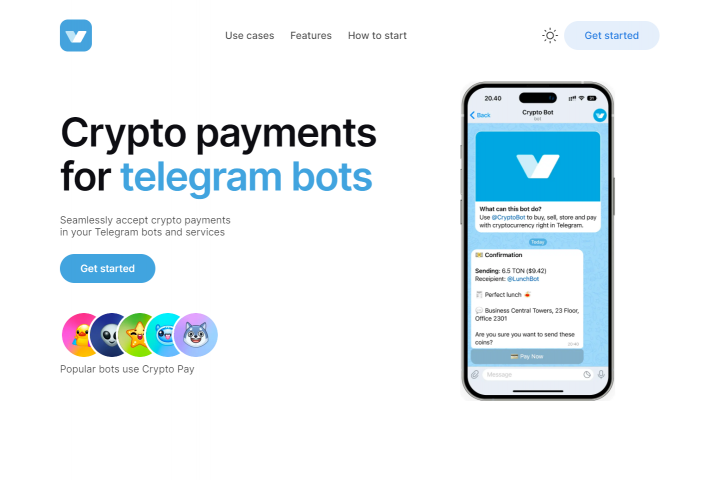 «Crypto Pay» - Криптоплатежи для Telegram ботов