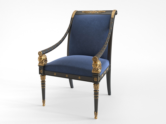 Кресло со львами