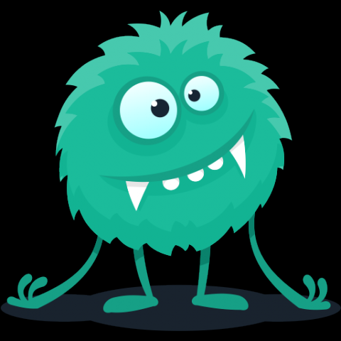 Векторный монстрик