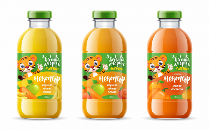 Разработка линейки детских нектаров