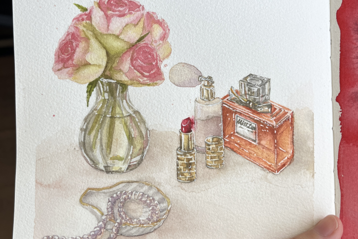 Цветы и косметика