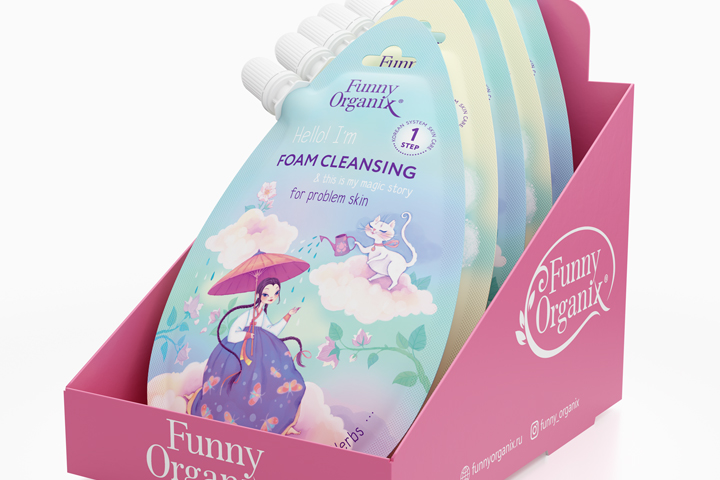 Макеты косметики Funny Organix