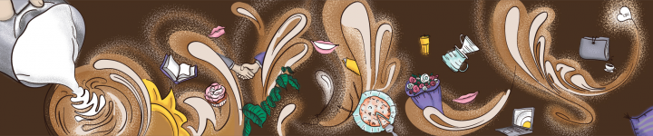 Иллюстрация для кофейни