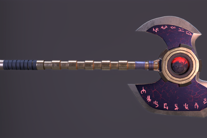 Dark-fantasy axe