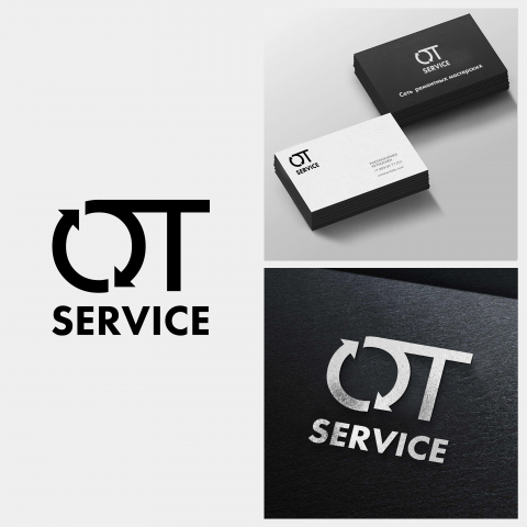 Лого для сети ремонтных мастерских "OT Servise" г.Ростов на Дону