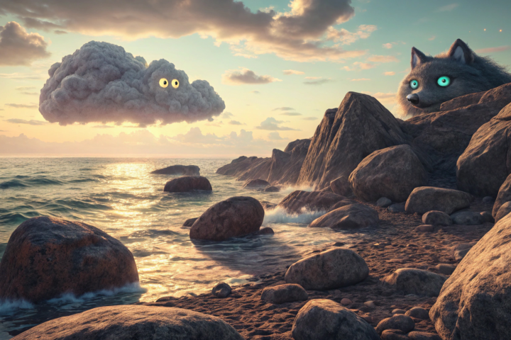 Сказка про любопытную тучку, параллельная реальность.