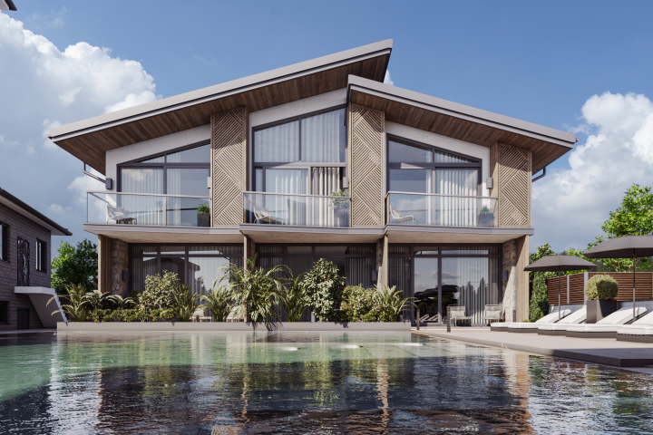 Проектирование и визуализация гостевых домов при гостинице