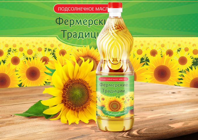 Этикетка растительного масла