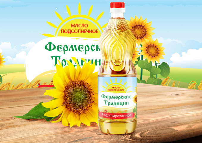 Этикетка растительного масла