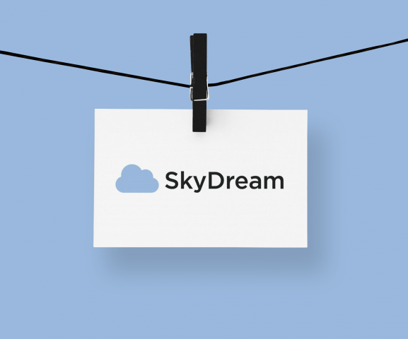 Логотип для магазина SKY DREAM на Wildberries