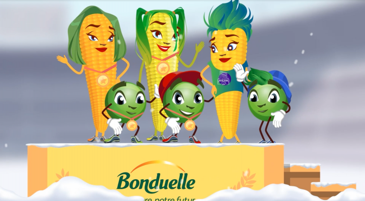 Анимация для Bonduelle (Бондюэль)