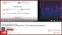 Вывод в ТОП YouTube «ТОП 5 РАБОЧИХ ОПЦИОНОВ»