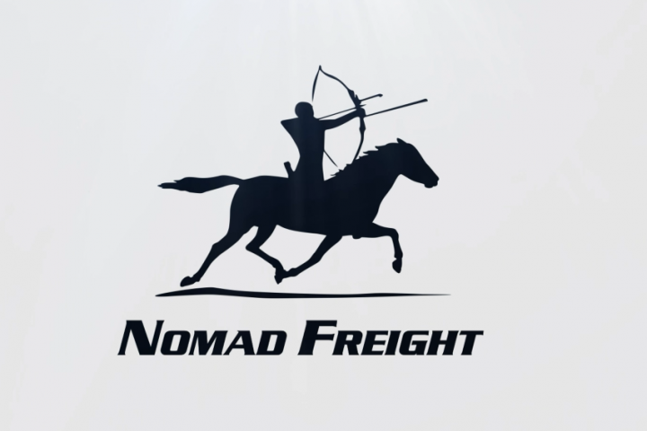 Интро и анимация логотипа Nomad Freight