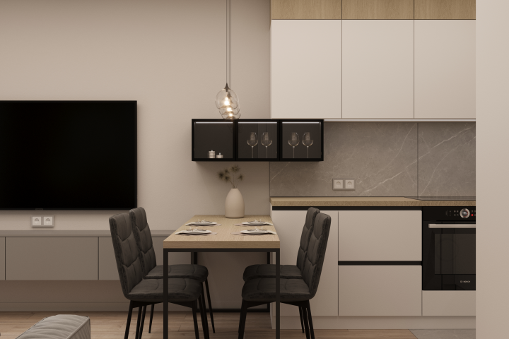 Кухня гостиная