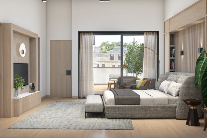 Визуализация спальни