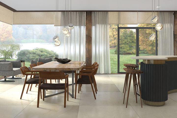 Визуализация гостиной