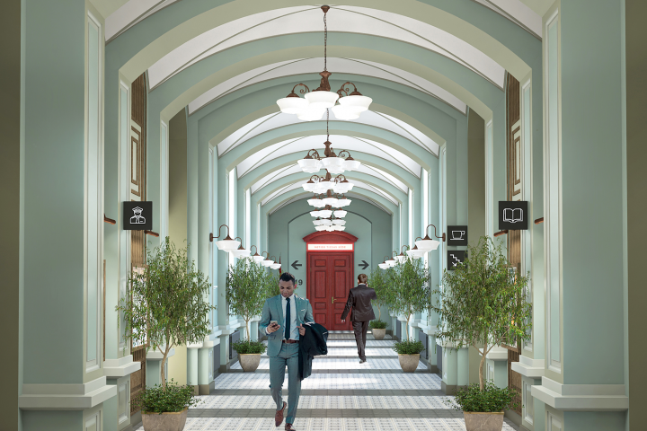 Визуализация вестибюля