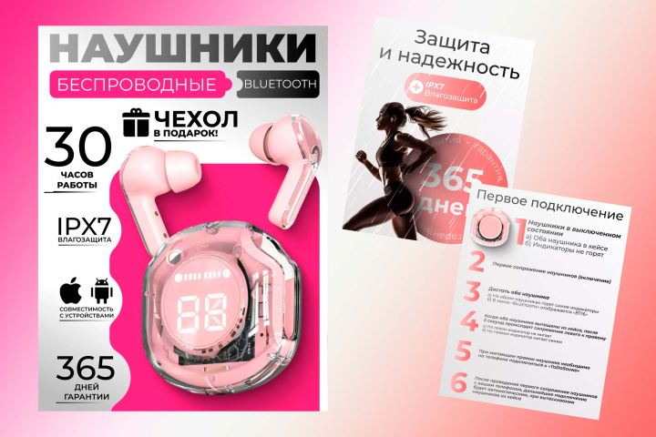 Разработка дизайна карточки товара для маркетплейсов Wildberries