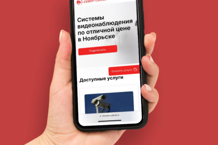 Веб-сайт "Север-связь"