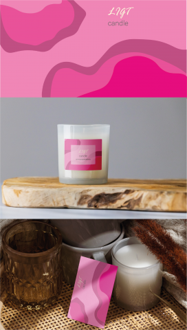 оформление для бренда свечей