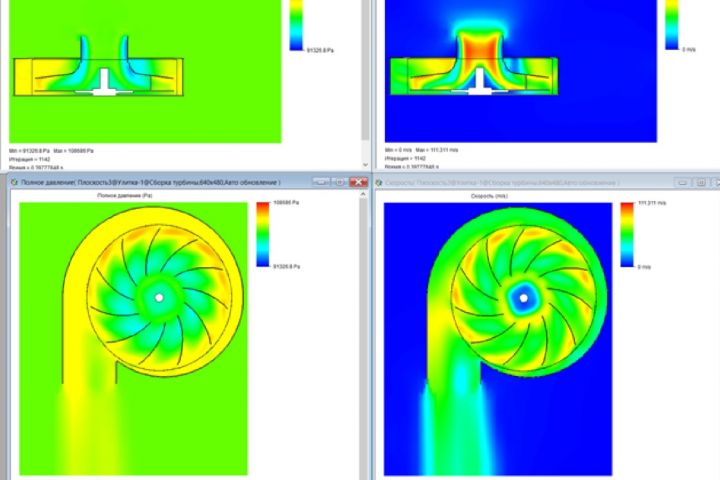 Оптимизация турбины промышленного пылесоса