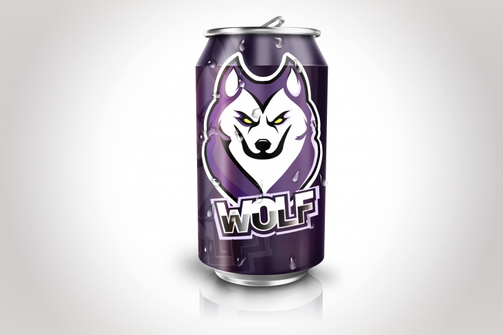 Mascot Logo "WOLF".