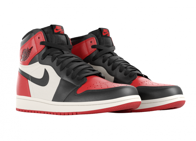 Air Jordan Product Rendering