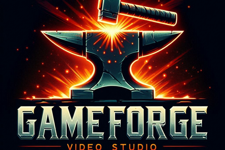 Логотип для видеоигр «GameForge