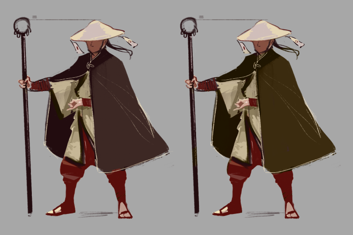 Разработка персонажей к мультфильму "Сеймей: Горё (2022)"