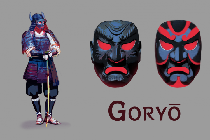 Разработка персонажей для мультфильма "Сеймей: Горё (2022)"