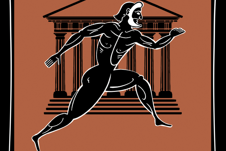 Социальный плакат о пользе бега (ЗОЖ)