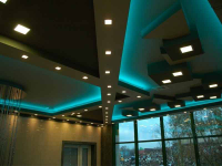 Как подсветить потолок