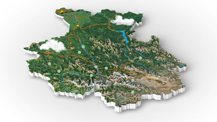 3d карта Алтайский край