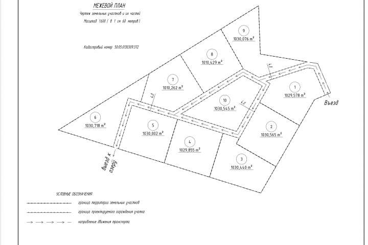 План межевания границ земельных участков