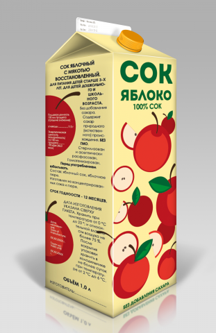Дизайн упаковки сока