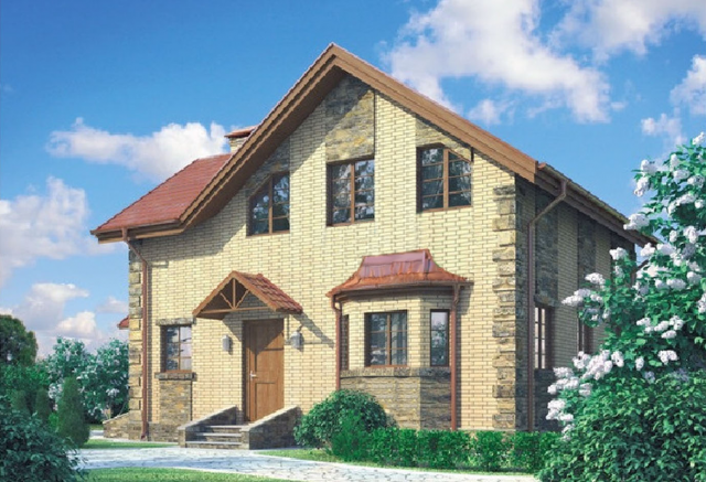 Готовый проект коттеджа 110 м2 / Артикул М-58.1