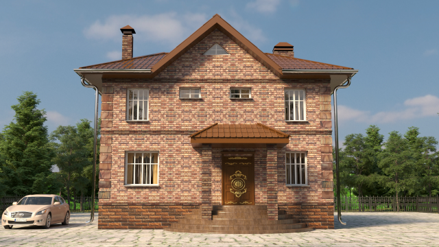 Готовый проект дома - 150 кв. м / Артикул Ц-109