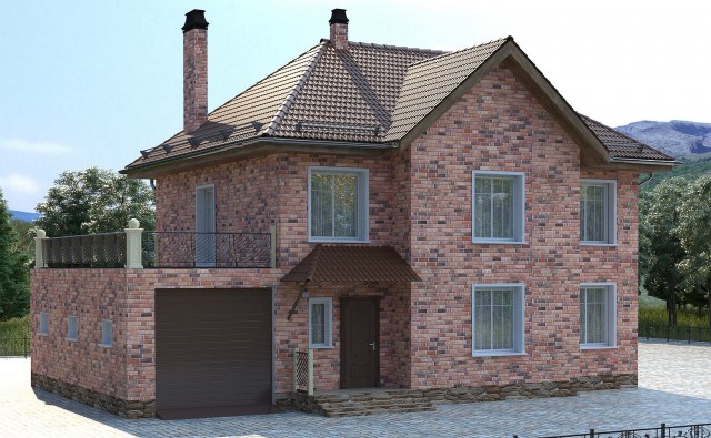 Готовый проект коттеджа 148 кв. м / Артикул KH-89