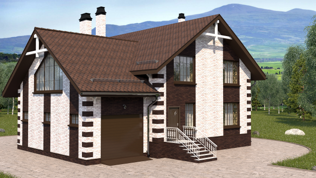 Готовый проект коттеджа 197 кв.м / Артикул Мт-121