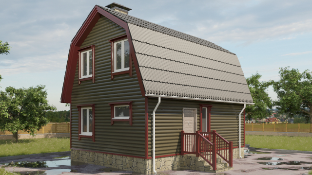 Проект небольшого дома 79 кв.м / Артикул спс-106