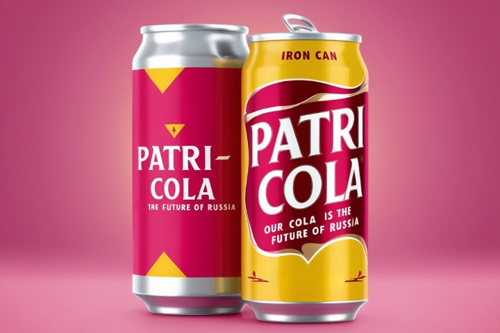 Дизайн этикетки для железной банки 0,33. Название «ПАТРИ-Кола»