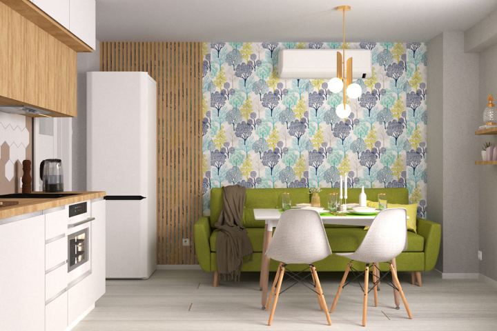 Дизайн-проект кухни-гостиной в современном стиле