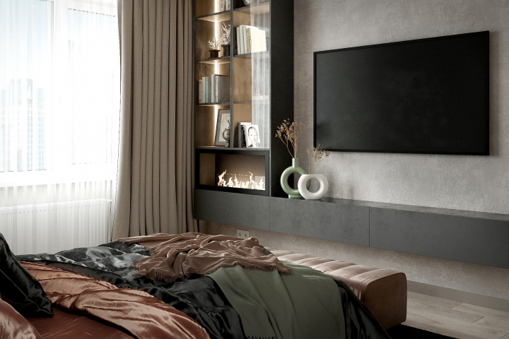 Визуализация спальни