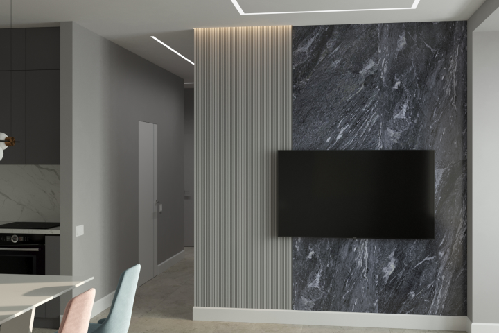 Квартира в стиле "Фьюжн" 2024 г.