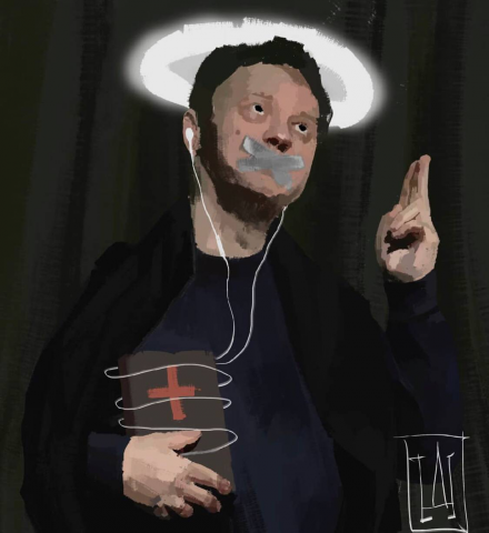 Работа по созданию будущего изображения для печати на холсте