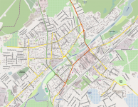 отрисовка карты города